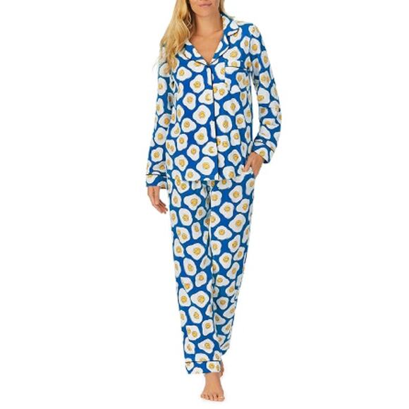 Bedhead Pjs Zappos Women's Sunny Side Up Long Sleeve Classic Pajama Set Size S - Picture 1 of 10